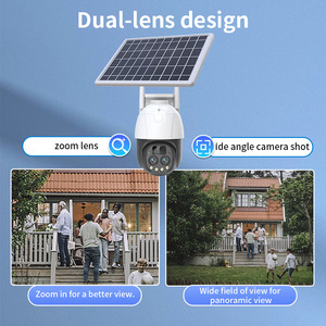 กล้องรักษาความปลอดภัยกลางแจ้งพลังงานแสงอาทิตย์ ความละเอียด 2304x1296 รองรับเครือข่าย 4G จัดเก็บข้อมูลบนคลาวด์ พร้อมระบบสื่อสารด้วยเสียง มองเห็นในเวลากลางคืนได้ไกล 50 เมตร หมุนได้ ปรับมุมได้ - Product Image 3