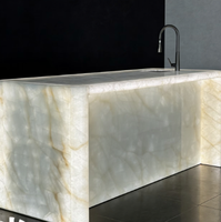Grande dalle de marbre personnalisée, moderne, durable, naturelle, illuminante et brillante, pour marches d'escalier, revêtement de sol intérieur et décoration de villa