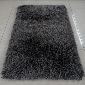Canapé <span class=keywords><strong>de</strong></span> chambre à coucher <span class=keywords><strong>de</strong></span> luxe à côté du tapis <span class=keywords><strong>de</strong></span> sol salon grands tapis et moquettes en fausse fourrure <span class=keywords><strong>de</strong></span> mouton moelleux avec pointe délavée <span class=keywords><strong>marron</strong></span> - Product Image 3