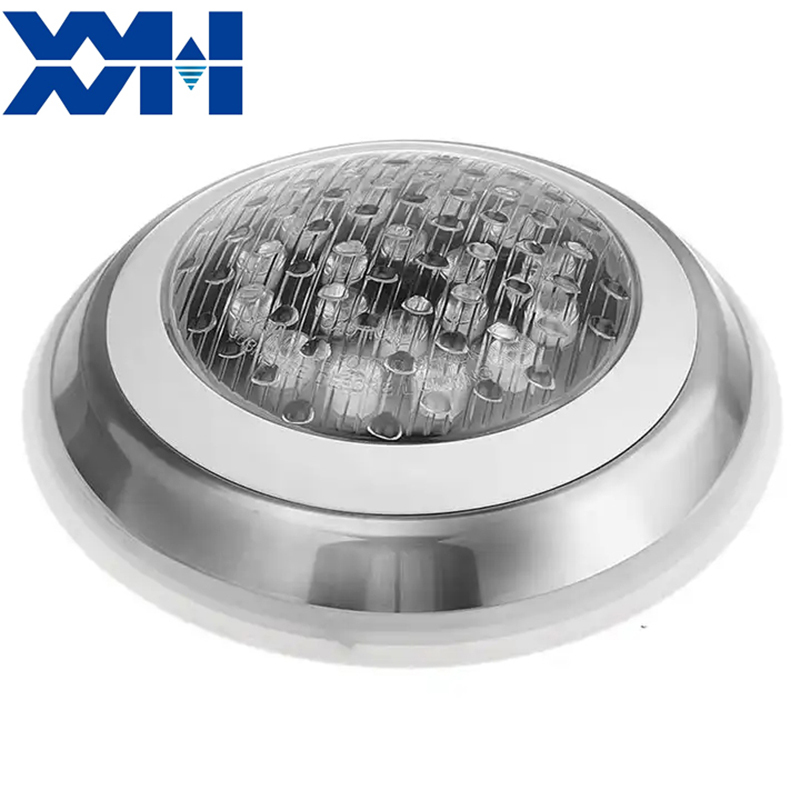 IP68 Waterproof RGB Warm White 12V LED Pond Fountain Swimming Pool Light Stainless Steel Body Dimmable Remote Control for Garden