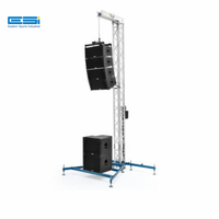 Torre de Soporte de Aluminio para Altavoces Line Array ESI Audio, Elevador de Torre para Exhibición