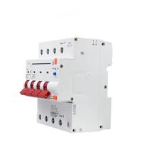 Interruptor de circuito medidor MCB RS485 1P 2P 3P 4P de fábrica con protocolo abierto MODBUS para control de red, cobre y litio