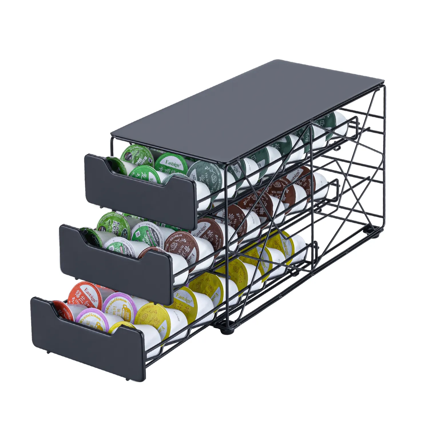 Penjualan Laris 3 Tingkat 63 Buah Pemegang Cangkir Keurig K Tempat Kapsul Kopi Kapsul Kapsul Kopi Organizer Laci Penyimpanan