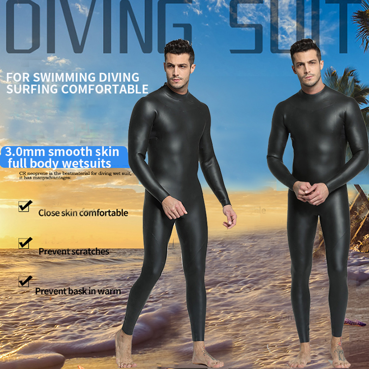 Smooth Skin Neoprene Men's Triathlon Wetsuit for Swimming & ODM