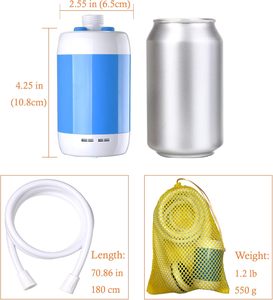 Bomba de Ducha Eléctrica Portátil para Acampar al Aire Libre, Capacidad de 20L, Pantalla Inteligente de Temperatura, Batería Recargable para Baño al Aire Libre - Product Image 4