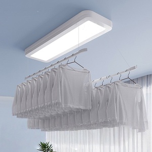 Ultra thin <b>indoor</b> home balcony remote control lifting foldable embedded invisible electric intelligent drying rack - Product Image 2