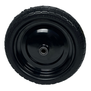 13 Inch Airless Solid Pu Foam Wheel With Ball Bearing <b>For</b> <b>Tool</b> <b>Cart</b> 200kg Load Capacity - Product Image 2