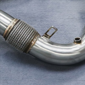 Tuyau d'échappement haute performance en acier inoxydable 304 avec silencieux à valve, finition brossée, garantie 5 ans pour M550i M850i G11-G16 - Product Image 6