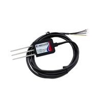 Sonde de test de température et d'humidité du sol, transmetteur durable, haute précision, acier inoxydable, sonde de 63 mm, câble de 2 mètres, IP68
