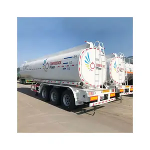 Produsen harga rendah truk Tanker susu baru dan bekas 32000 42000 liter tangki bahan bakar semi-trailer