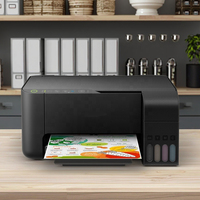 Imprimante à Sublimation à Réservoir d'Encre à Teinture 4 Couleurs EcoTank L3258 3250 Wi-Fi Tout-en-Un pour l'Impression de T-shirts et de Mugs