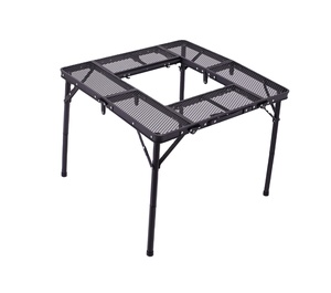 <span class=keywords><strong>Table</strong></span> de <span class=keywords><strong>camping</strong></span> <span class=keywords><strong>Table</strong></span> de gril <span class=keywords><strong>pliante</strong></span> <span class=keywords><strong>pieds</strong></span> antidérapants <span class=keywords><strong>Table</strong></span> d'extérieur en aluminium légère et portable réglable en hauteur pour le <span class=keywords><strong>camping</strong></span> - Product Image 2