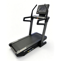 Tapis de course électrique robuste avec inclinaison motorisée et écran LED pour entraînement cardio à domicile