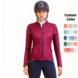 Chaqueta de Equitación de Invierno al por Mayor con Cremallera Completa, Manga Larga, Bolsillos Laterales, para Competición Ecuestre - Product Image 3