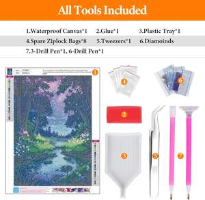 Kit de Pintura de Diamantes Personalizado al por Mayor - Set de Arte de Diamantes para Decoración Creativa de Paredes y Proyectos de Arte para el Hogar - Product Image 5