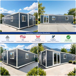 Maison modulaire extensible en conteneur de 78 m², 40 pieds, en acier formé à froid selon les normes australiennes AS 1538, expédition en 20 jours, 1, 2, 3, 4 ou 5 chambres - Product Image 3
