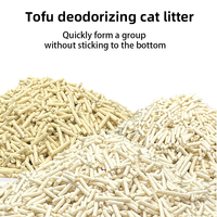 Litière pour chat biodégradable, écologique, adsorbante, contrôle des odeurs supplémentaire, 99 % sans poussière, agglomération rapide, antibactérienne, jetable aux toilettes, vente en gros