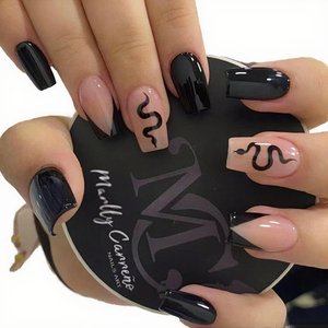 OEM Ballerina French Press on Nails Snake Press on Nails Nouveauté 24 pièces Ongles artificiels pour femmes - Product Image 2