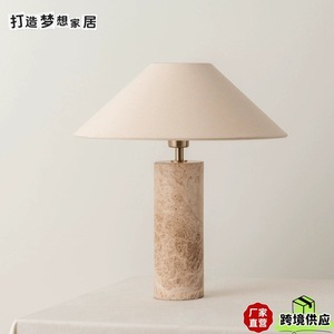 Lámpara de Mesa Estilo Mármol, Fuente de Luz LED E27, Cuidado de la Vista, para Sala de Estar y Dormitorio - Product Image 4
