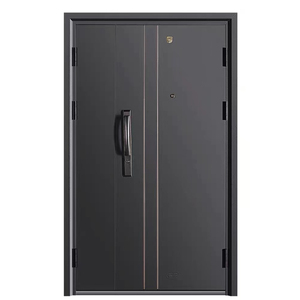 <span class=keywords><strong>Porte</strong></span> <span class=keywords><strong>d</strong></span>'<span class=keywords><strong>entrée</strong></span> extérieure en acier <span class=keywords><strong>imitation</strong></span> bronze moderne de sécurité pour maison principale CBMMART - Product Image 2