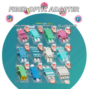 Adaptateur Fibre Optique RGC Monomode Multimode LC DX OM3 OM4 G652D Connecteur Rapide FTTH Plastique LC-LC à Flange Garantie 1 An - Product Image 6