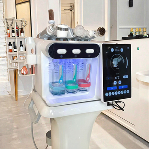 เครื่องไฮโดรเดอร์มาเบรชั่นสำหรับผิวหน้าระดับมืออาชีพ รุ่น Desktop Professional ใช้ H2O2 8 in 1 พร้อมฟังก์ชั่นไมโครบับเบิ้ลไฮโดรเจน รองรับมาตรฐาน US EU UK IT - Product Image 3