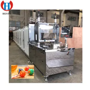 Fábrica de China Lollipop máquinas de fabricación/Lollipop máquina/caramelo Lollipop verter línea de producción