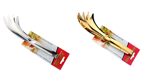 DFT08 -1 Pinzas para Alimentos de Acero Inoxidable Personalizadas con Forma de Palma de Mano para Pollo, Gallina y Gallo, con 4 Dientes, Pinzas para Espaguetis, Catálogo - Product Image 3