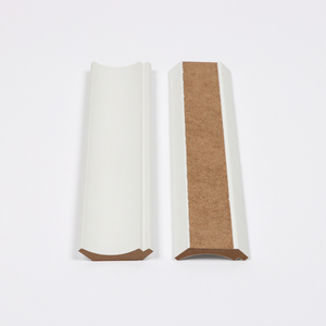 Moulures de plafond en bois MDF revêtues de finition écologique et durable, design moderne en pin pour décoration intérieure - Product Image 2