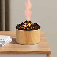 Humidificateur à vapeur de lave volcanique grande capacité pour hôtel et chambre, diffuseur d'aromathérapie à effet flamme, modèle à forte production de brume, vente en gros usine