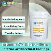 Peinture murale intérieure au latex haute adhérence, durable, résistante aux taches, facile à appliquer Limeijia pour immeubles de bureaux, parcs, vente en gros directe