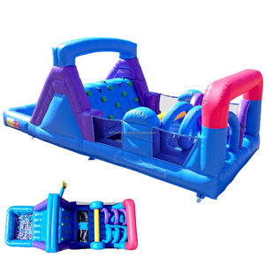 Tobogán Acuático Inflable Resistente con Castillo Hinchable y Soplador, Diversión Húmeda y Seca para Fiestas Infantiles y <span class=keywords><strong>Alquiler</strong></span> - Product Image 2