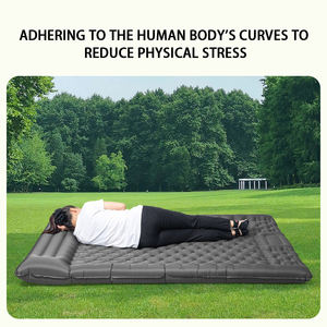 <span class=keywords><strong>Matelas</strong></span> de camping gonflable double avec oreillers pour dormir deux personnes, randonnée, camping en voiture - Product Image 3