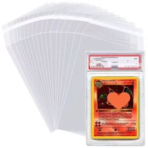 Protectores de Tarjetas de PP Transparentes de 7 Pulgadas, Estilo Minimalista, Sin Cierre, para Almacenamiento de Tarjetas de Crédito - Product Image 2