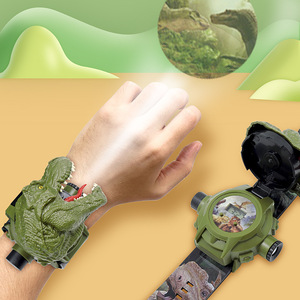 Reloj Digital con fecha ajustable <span class=keywords><strong>para</strong></span> niños y niñas, con patrones <span class=keywords><strong>de</strong></span> proyección <span class=keywords><strong>de</strong></span> <span class=keywords><strong>dinosaurios</strong></span>, con dibujos animados - Product Image 2