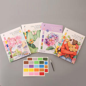 Tending DIY pittura ad acquerello Art Set colorato <span class=keywords><strong>disegno</strong></span> e pittura di carta con pennello per <span class=keywords><strong>principianti</strong></span> e professionisti - Product Image 4