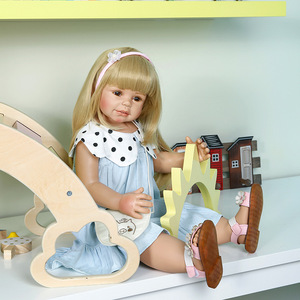 Búp Bê Bé Gái Tái Sinh Khổng Lồ NPK 70Cm Mô Hình Trẻ Em Thật Đứng Toàn Thân Bằng Nhựa Vinyl - Product Image 5