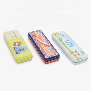 Chất Lượng Cao Tùy Chỉnh In Kim Loại <span class=keywords><strong>Tin</strong></span> Bút Chì Trường Hợp Hot Bán Trường Học Trẻ Em Văn Phòng Phẩm Có Thể Tái Chế Hình Chữ Nhật Hình Dạng Cho Cô Gái Hộp Thiếc - Product Image 2