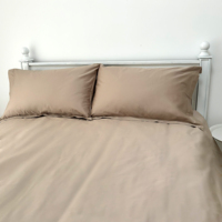 Style uni tailles et couleurs personnalisées 100% pur coton tissu 300TC draps de lit solides ensembles de literie pour chambre ensemble de literie