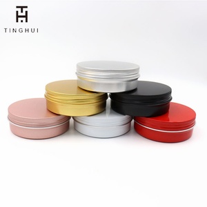 กระปุกอะลูมิเนียมเปล่าขนาด 5 มล./10 มล./15 มล. สำหรับครีม บาล์ม เล็บ เทียน ภาชนะเครื่องสำอาง ขวดรีฟิล กระป๋องชา กล่องโลหะขนาดเล็ก - Product Image 4