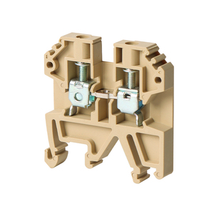 UK 2.5N Rail Type Distribution Box Pure Copper Flame Retardant Terminal Block Universal Connection Test Grounding para Secundário - Product Image 6