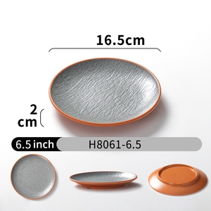 Juego de Vajilla de Melamina Estilo Americano CRONY H8061 Personalizado, Plato de Plástico Ecológico y Duradero de 6.5/8/10/12 Pulgadas para Hogar y Hotel - Product Image 2