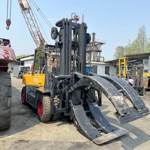 Chariot élévateur diesel d'occasion TCM FD25T3 7 tonnes avec moteur d'origine, origine japonaise, mât à trois étages - En stock et livraison rapide - Product Image 6