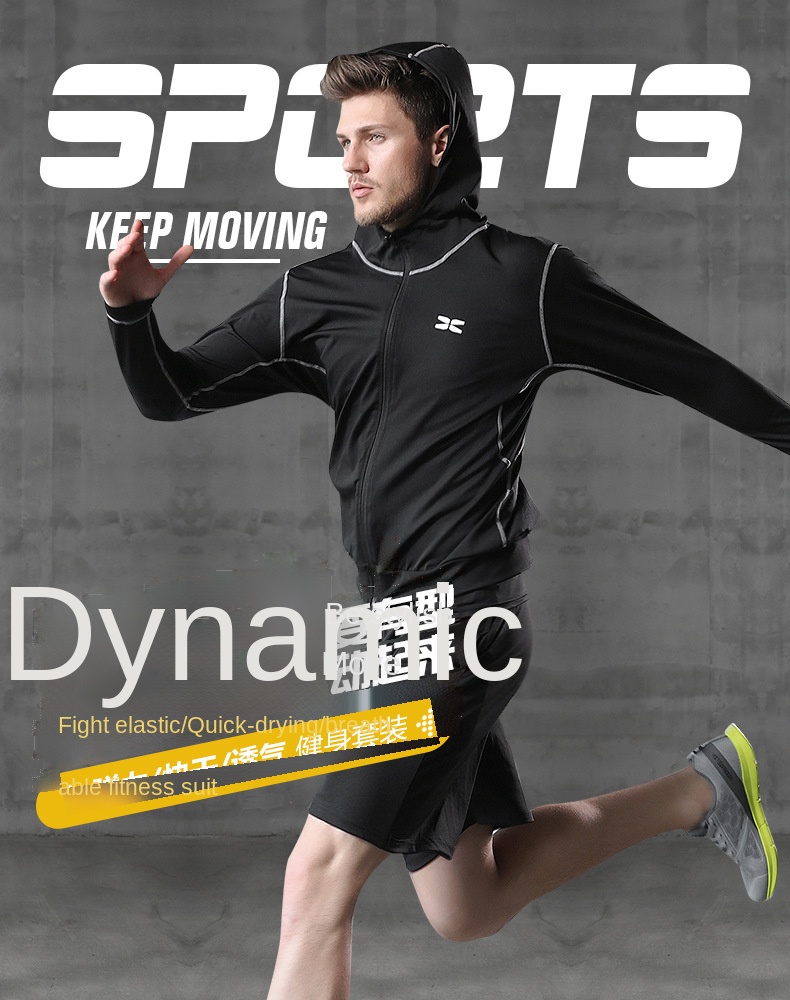 2021 running gym sports tights quick-drying clothes summer running clothes custom logo mens sportswear jogger suit