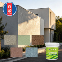 Pintura Texturizada Impermeable a Base de Acrílico, Revestimiento Líquido para Paredes Exteriores