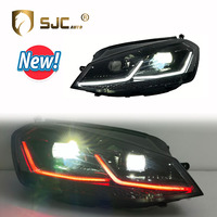 Accessoires automobiles SJC, ensemble de phares avant pour VW Golf 7, feux de jour, mise à niveau du système d'éclairage, nouveau style, haute qualité