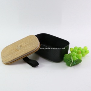 100% boîte à <span class=keywords><strong>lunch</strong></span> Bento en plastique PP recyclé boîte à <span class=keywords><strong>lunch</strong></span> en <span class=keywords><strong>fibre</strong></span> <span class=keywords><strong>de</strong></span> <span class=keywords><strong>bambou</strong></span> PLA avec couvercle en <span class=keywords><strong>bambou</strong></span> pour enfants et adultes - Product Image 5