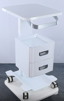 Chariot de rangement multifonctionnel à 3 niveaux avec roulettes pour salon de beauté, outils de spa, cuisine et rangement domestique