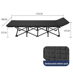 <span class=keywords><strong>Lit</strong></span> portable léger pour adultes, sac de transport inclus, poignées de transport faciles à saisir, facilitant le déplacement, le rangement et le transport - Product Image 4