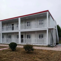 Kits de maisons conteneurs préfabriquées en kit, duplex, mobiles, de 20 pieds, personnalisées, pour complexe hôtelier, Jamaïque, à vendre